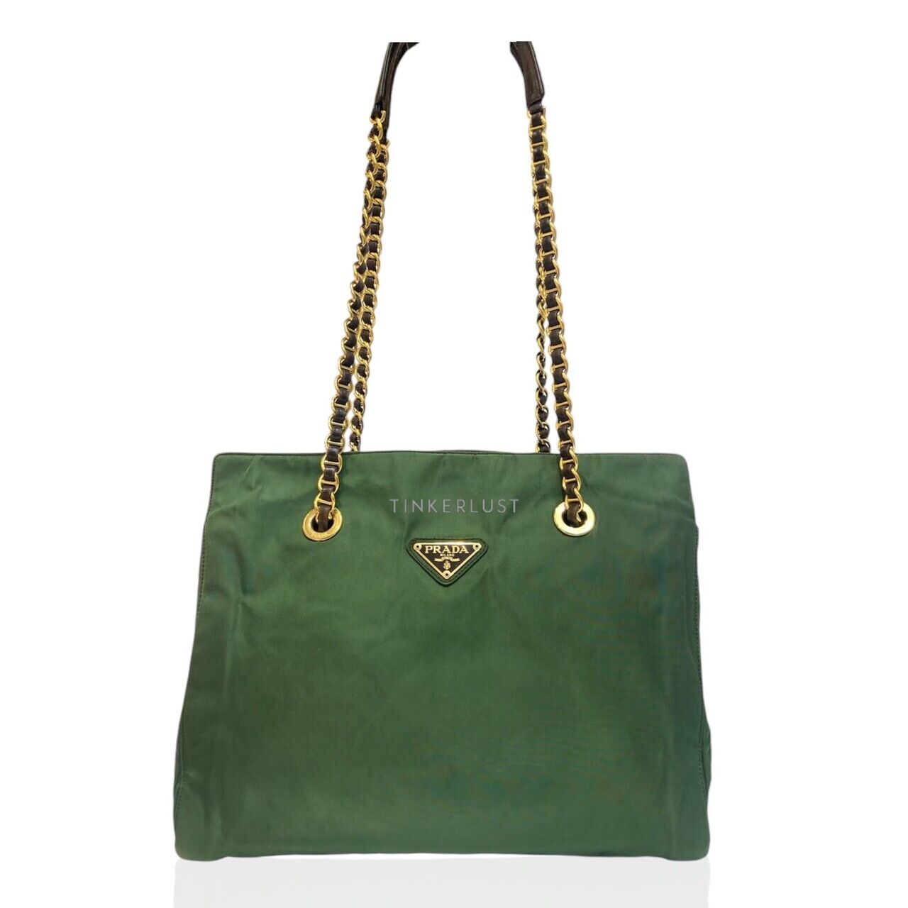 Prada tessuto nylon chain bag online